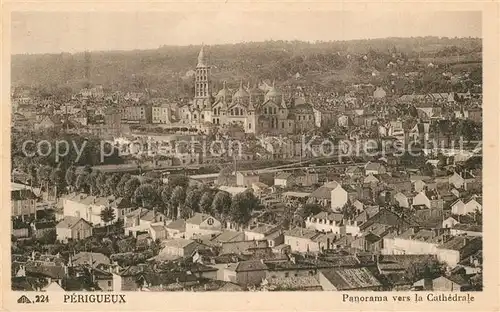 AK / Ansichtskarte Perigueux Panorama vers la Cathedrale Perigueux