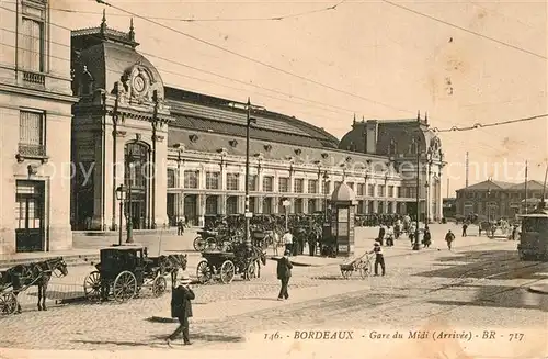 AK / Ansichtskarte Bordeaux Gare du Midi Bordeaux