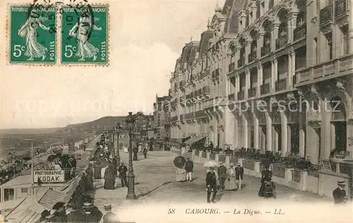 AK / Ansichtskarte Cabourg La Digue Cabourg