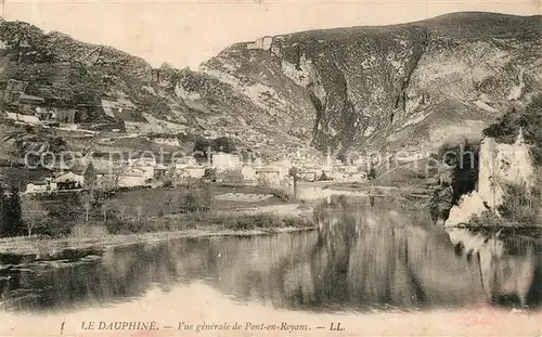 AK / Ansichtskarte Dauphine Vue generale de Pont en Royans Dauphine