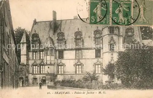 AK / Ansichtskarte Beauvais Palais de Justice Beauvais