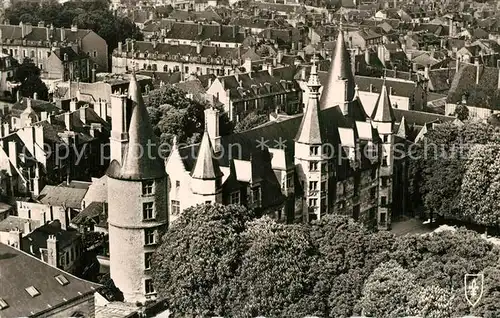 AK / Ansichtskarte Nevers_Nievre Le Palais Ducal Vue aerienne Nevers Nievre