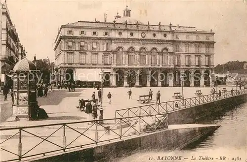 AK / Ansichtskarte Bayonne_Pyrenees_Atlantiques Theatre Bayonne_Pyrenees