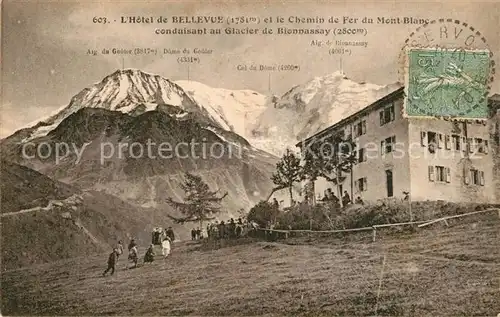 AK / Ansichtskarte Mont_Blanc_de_Cheilon Hotel de Bellevue  Mont_Blanc_de_Cheilon