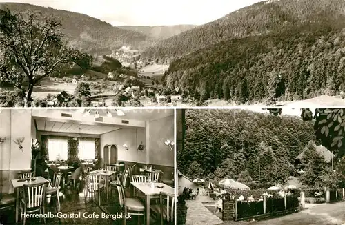 AK / Ansichtskarte Herrenalb_Bad Gaistal Caf? Bergblick Herrenalb_Bad