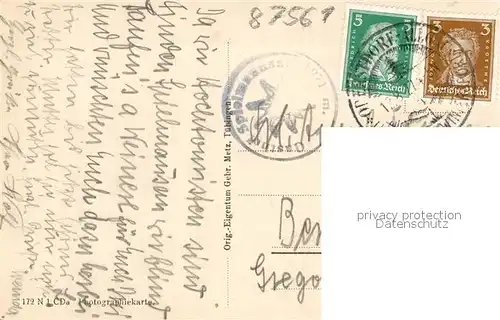 AK / Ansichtskarte Oberstdorf Spielmannsau Oberstdorf