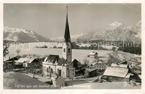 AK / Ansichtskarte Igls_Tirol Gasthof Traube Martinswand Igls_Tirol