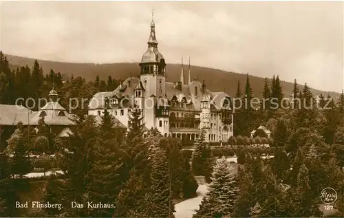 AK / Ansichtskarte Bad_Flinsberg_Swieradow_Zdroj Kurhaus Bad_Flinsberg
