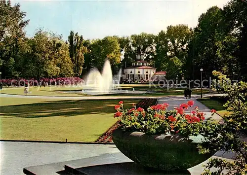 AK / Ansichtskarte Ludwigshafen_Rhein Ebertpark Ludwigshafen Rhein