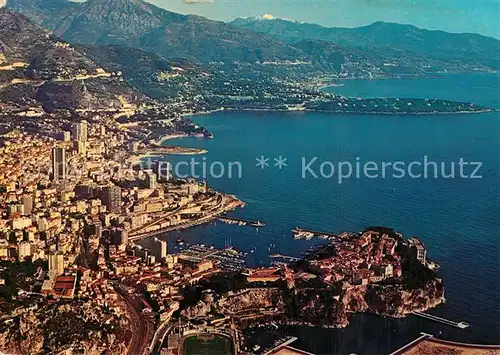 AK / Ansichtskarte Monaco Fliegeraufnahme au fond le Cap Martin  Monaco