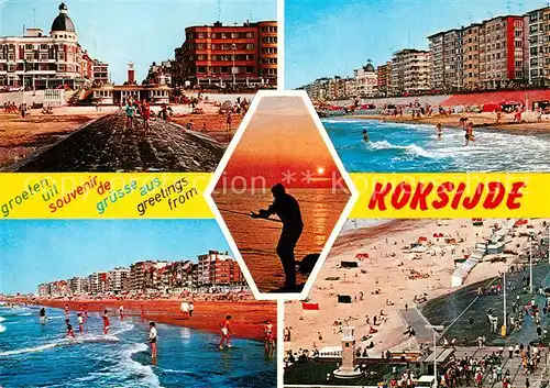 AK / Ansichtskarte Koksijde Strand  Leuchtturm Koksijde
