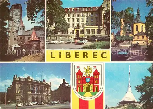 AK / Ansichtskarte Liberec Grandhotel Zlaty lev Liberec