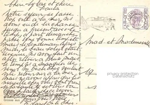 AK / Ansichtskarte Blankenberghe Seebr?cke Strand Blankenberghe