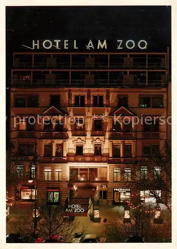 AK / Ansichtskarte Berlin Hotel am Zoo Berlin