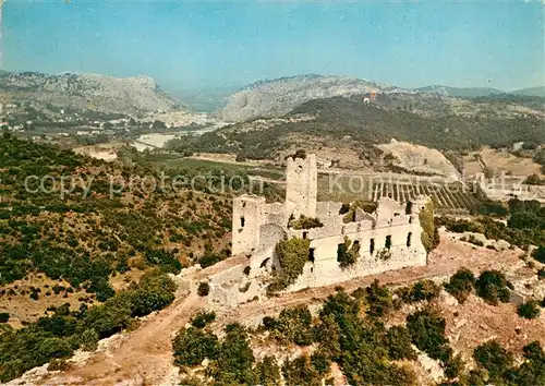 AK / Ansichtskarte Anduze Fliegeraufnahme Chateau de Sandeyran Anduze