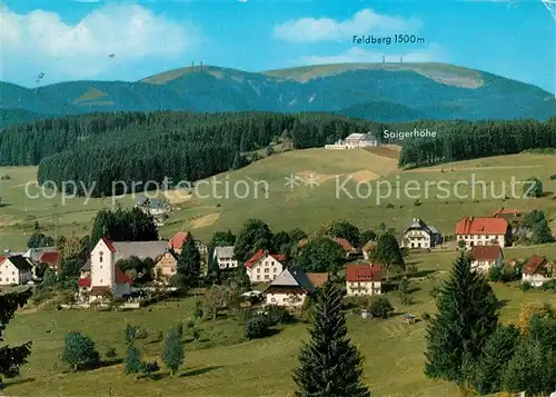 AK / Ansichtskarte Saig_Schwarzwald mit Feldberg Saig Schwarzwald