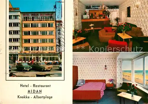 AK / Ansichtskarte Knokke Heist Hotel Restaurant Midan Knokke Heist