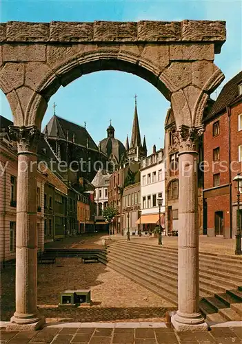 AK / Ansichtskarte Bad_Aachen R?mische Architektur in der Altstadt Bad_Aachen