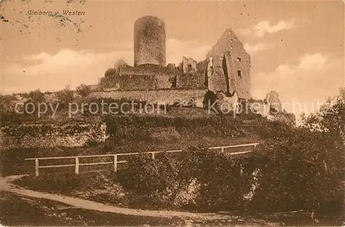 AK / Ansichtskarte Gleiberg Burgruine Gleiberg