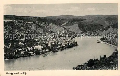 AK / Ansichtskarte Boppard_Rhein Panorama Rheintal Boppard Rhein