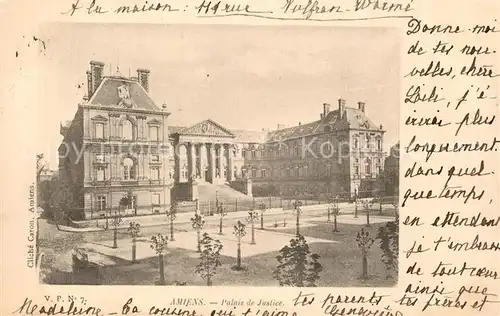AK / Ansichtskarte Amiens Palais de Justice Amiens