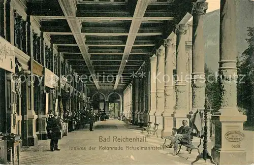 AK / Ansichtskarte Bad_Reichenhall Inneres der Kolonnade Achselmannstein Bad_Reichenhall