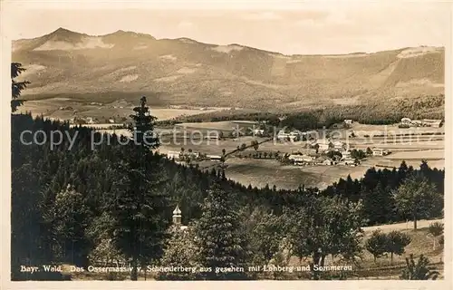 AK / Ansichtskarte Lohberg_Lam mit Ossermassiv und Sommerau Lohberg_Lam