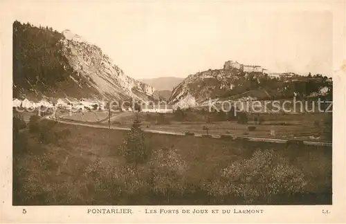 AK / Ansichtskarte Pontarlier_Doubs Les Forts de Joux et du Larmont Pontarlier Doubs