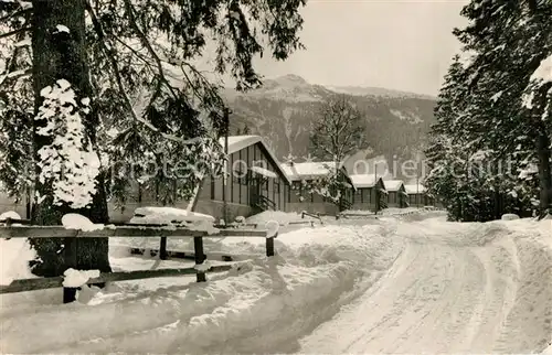 AK / Ansichtskarte Melchtal Barackenlager Melchtal