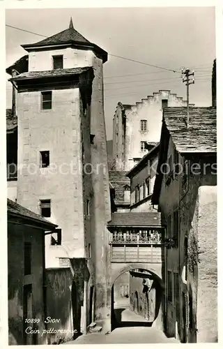 AK / Ansichtskarte Sion_VS Coin pittoresque Sion_VS