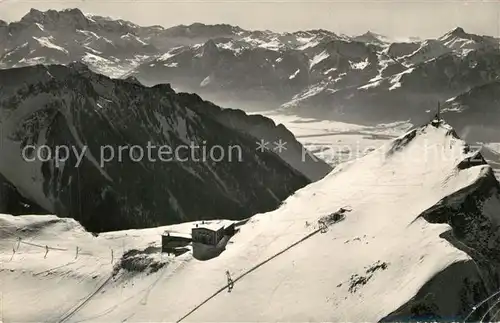 AK / Ansichtskarte Rochers_de_Naye Hotel des Rochers de Naye et les alpes de la Savoie Rochers_de_Naye