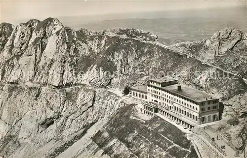 AK / Ansichtskarte Pilatus_Kulm Fliegeraufnahme Pilatus_Kulm