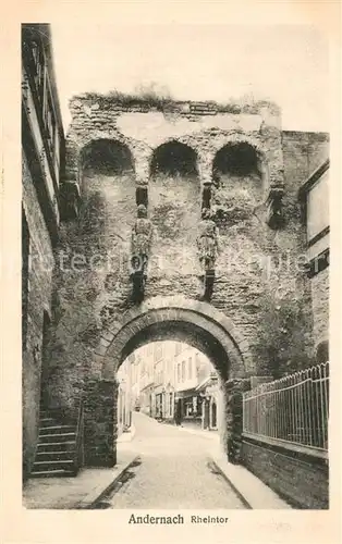 AK / Ansichtskarte Andernach Rheintor Andernach