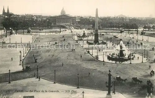 AK / Ansichtskarte Paris La Place de la Concorde Paris