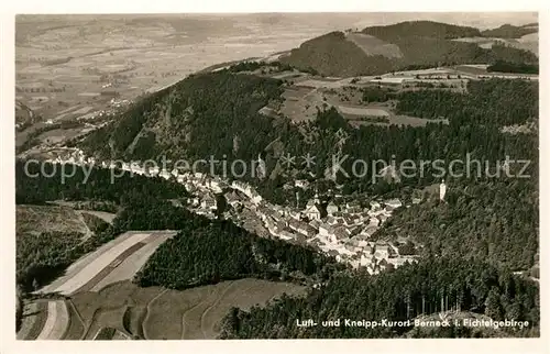 AK / Ansichtskarte Berneck_Fichtelgebirge Fliegeraufnahme Berneck Fichtelgebirge