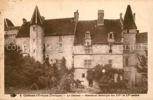 AK / Ansichtskarte Dordogne Chateau lEveque Monument historique Dordogne