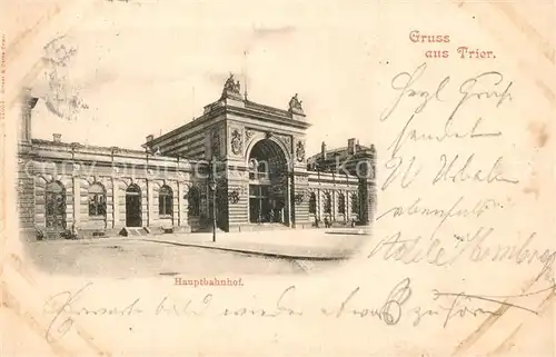 AK / Ansichtskarte Trier Hauptbahnhof Trier