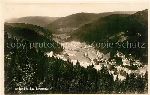 AK / Ansichtskarte St_Blasien Panorama St_Blasien