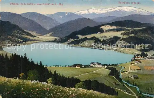 AK / Ansichtskarte Titisee Schwarwald Panorama Titisee