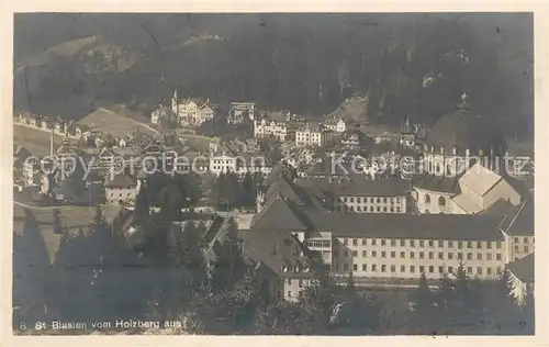 AK / Ansichtskarte St_Blasien Blick vom Holzberg St_Blasien