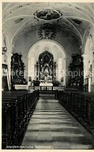 AK / Ansichtskarte Todtmoos Wallfahrtskirche Inneres Todtmoos