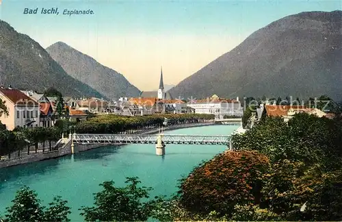 AK / Ansichtskarte Bad_Ischl_Salzkammergut Esplanade Bad_Ischl_Salzkammergut