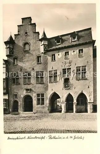 AK / Ansichtskarte Bad_Muenstereifel Rathaus Historisches Gebaeude 14. Jhdt. Bad_Muenstereifel