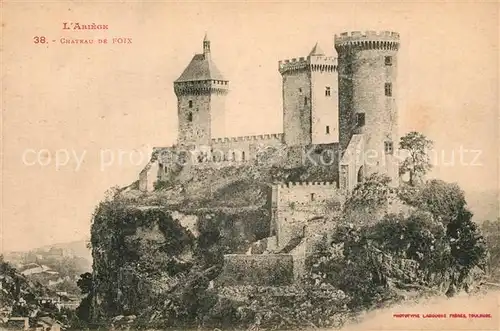 AK / Ansichtskarte Foix Chateau Foix