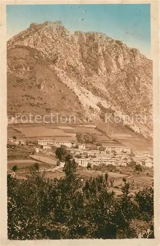 AK / Ansichtskarte Bastide sur l_Hers_La Chateau Village de Montsegur Bastide sur l_Hers_La