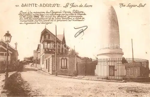 AK / Ansichtskarte Sainte Adresse Pain de Sucre Sainte Adresse