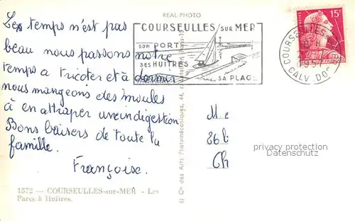 AK / Ansichtskarte Courseulles sur Mer Parcs a Huitres Courseulles sur Mer