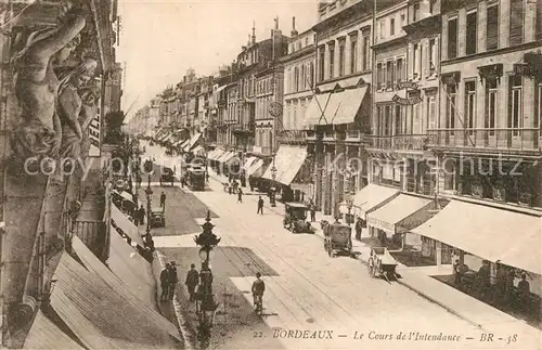 AK / Ansichtskarte Bordeaux Cours de l Indendance Bordeaux