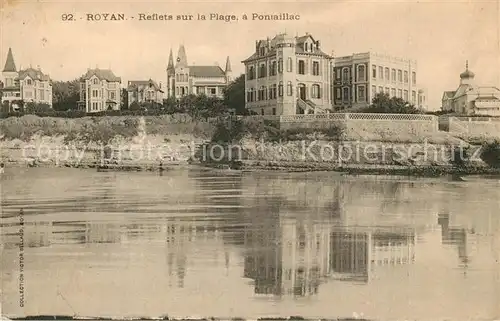 AK / Ansichtskarte Royan_Charente Maritime Reflets sur la plage a Pontaillac Royan Charente Maritime