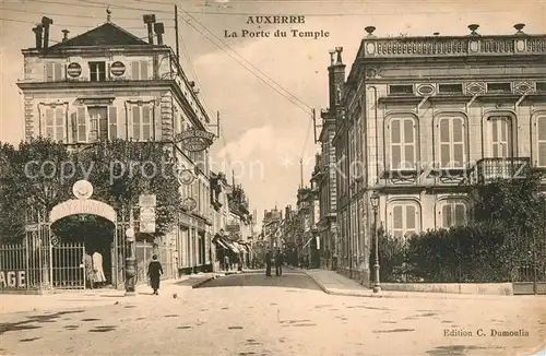 AK / Ansichtskarte Auxerre La Porte du Temple Auxerre